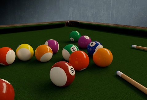 billiard table jeux