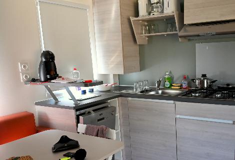 Mobil home coin cuisine