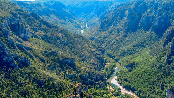 paysage Gorges Aveyron